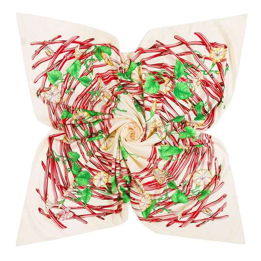 Bandana Châle Blanc Élégant