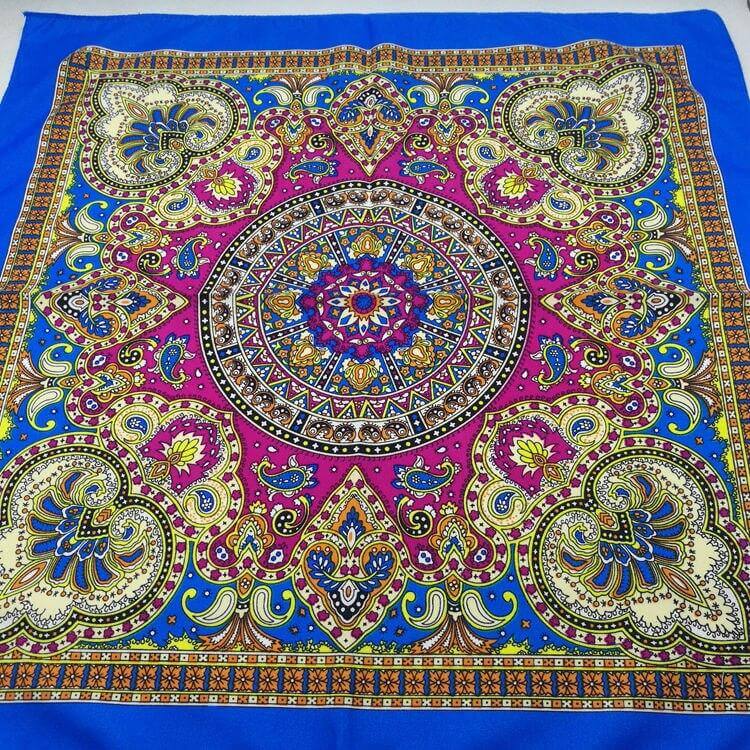 Bandana Indien Bleu - Collection Exotique