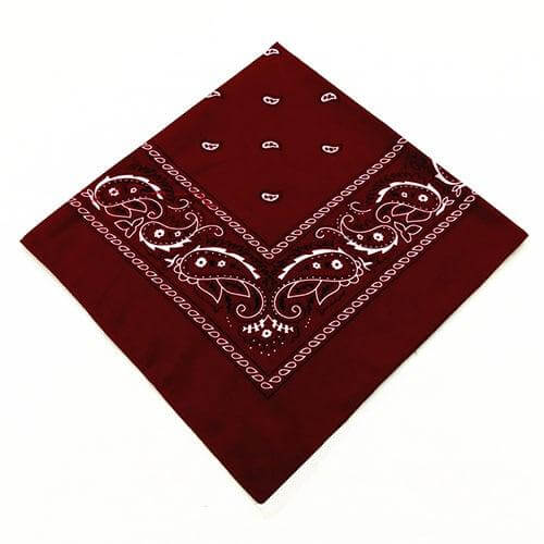 Bandana Femme Rouge Sang - Collection Distinguée