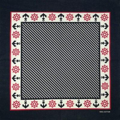 Bandana Marinière - L'accessoire indispensable aux looks marins.