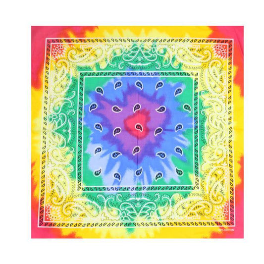 Bandana Onde Jaune - Style & Élégance