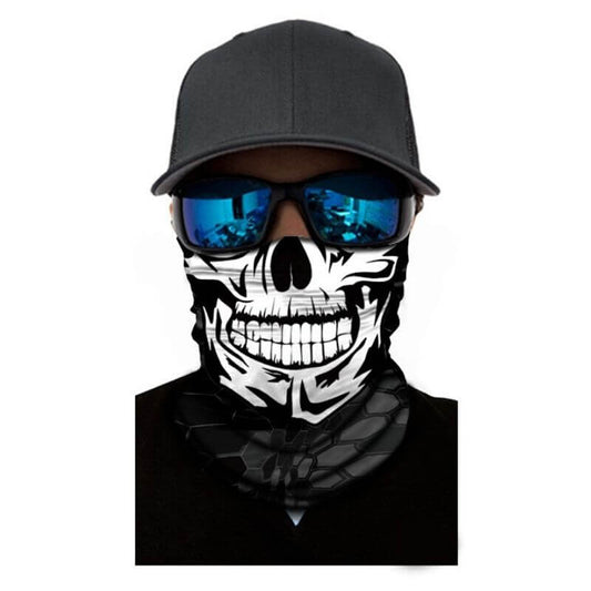 Bandana Tête de Mort Carbone Noir