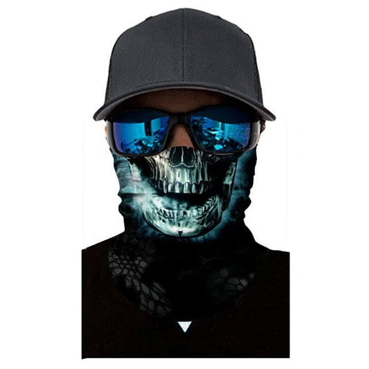 Bandana Glaciale Skull Rébellion