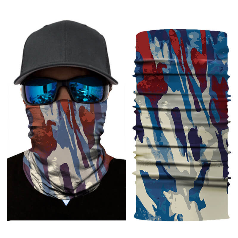 Bandana Bleu Camouflage Signature