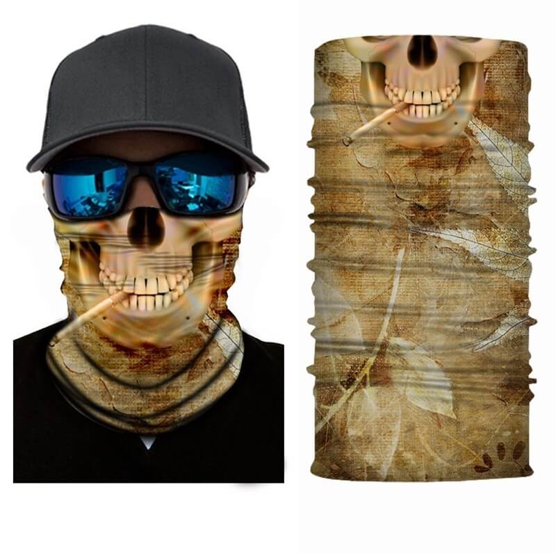 Bandana Crâne Fumée