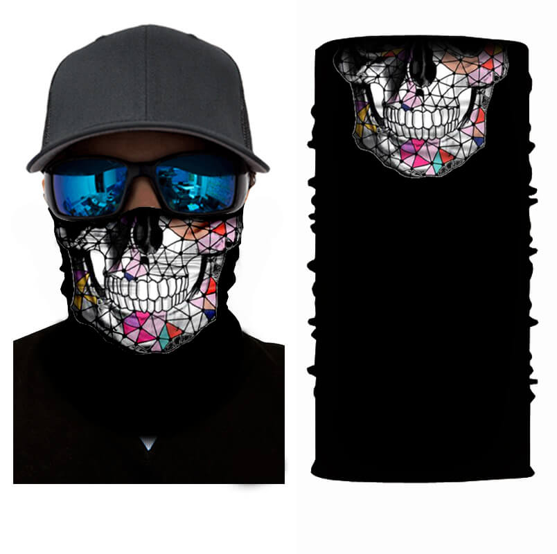 Bandana Crâne Mosaïque - Collection Mosaïque Skull