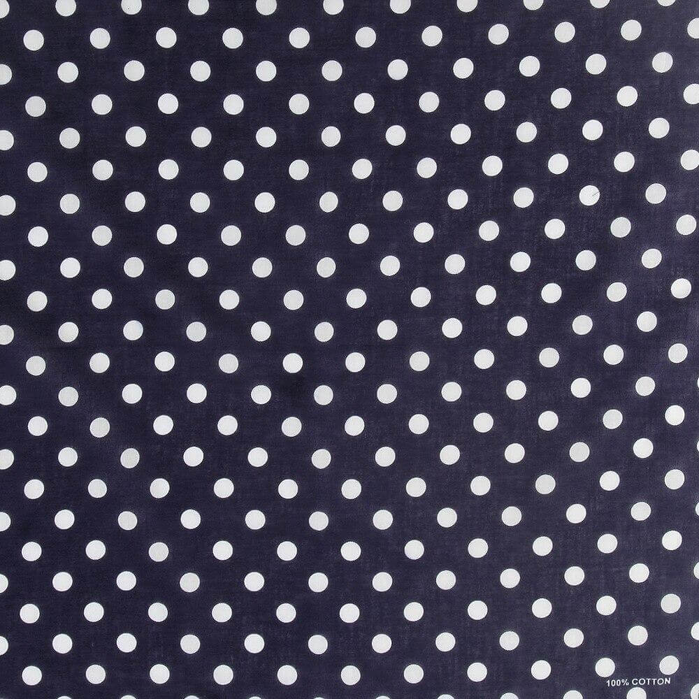 Bandana à Pois Bleu - Collection Style & Chic