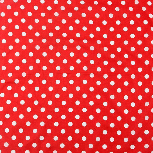Bandana Rouge à Pois - Style et Élégance