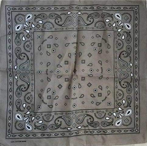 Bandana Luxe en Cachemire Gris