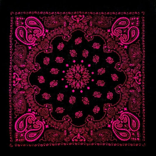 Bandana Céleste Fushia - L'accessoire tendance de l'été.