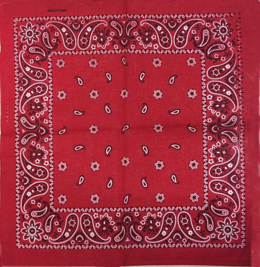 Bandana Cachemire rouge – Collection exclusive