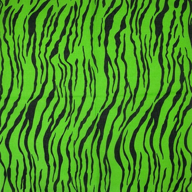 Bandana Zébré Vert : Pour un style sauvage et tendance !