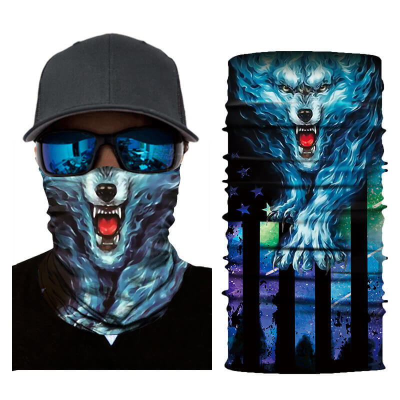 Loup Spectral Bandana - Authentique Style Ultra-Cool