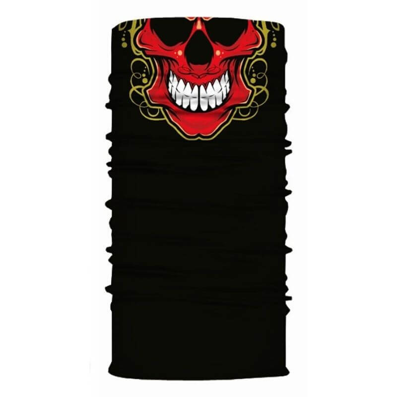 Bandana Squelette Rouge - Style Brandé