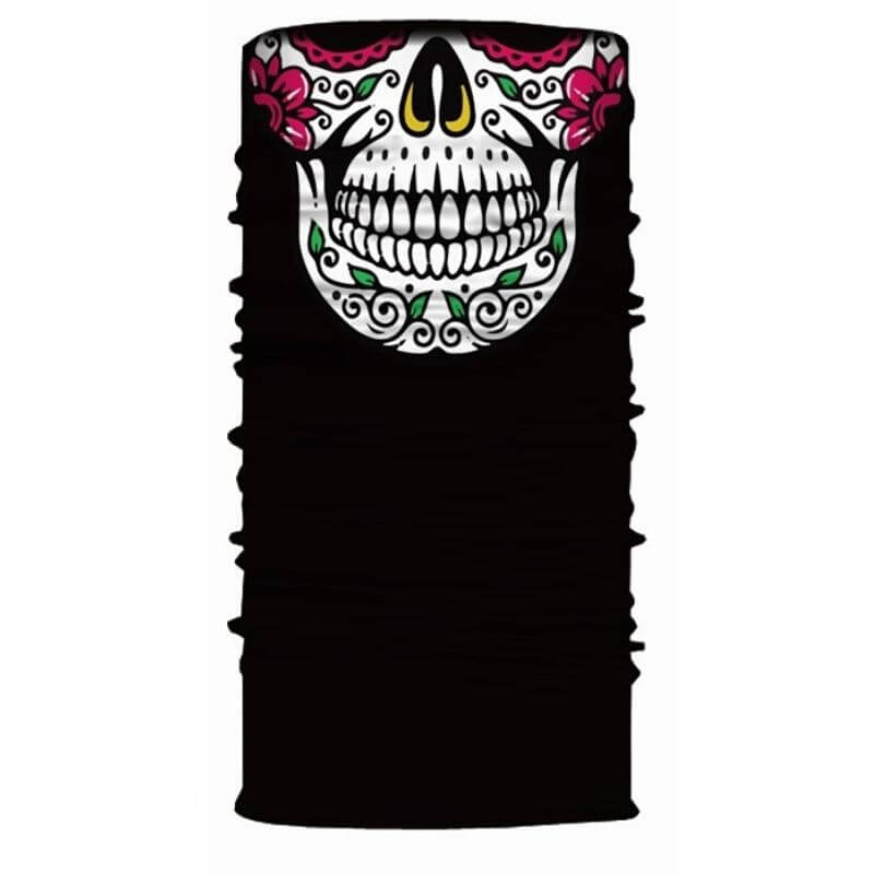 Bandana Skull Flower: une touche de style unique.