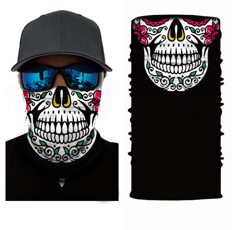 Bandana Skull Flower: une touche de style unique.