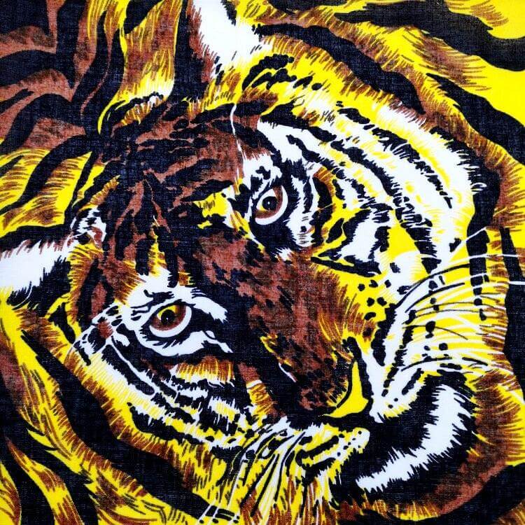 Tigre Sauvage - Bandana Élégant