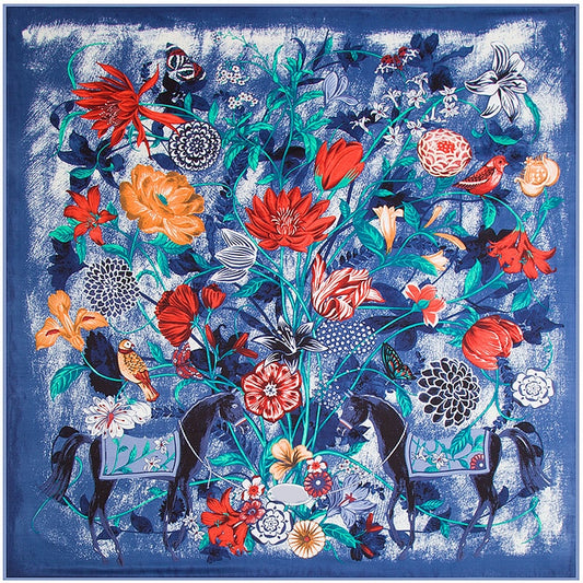 Bandana Équin & Floraison