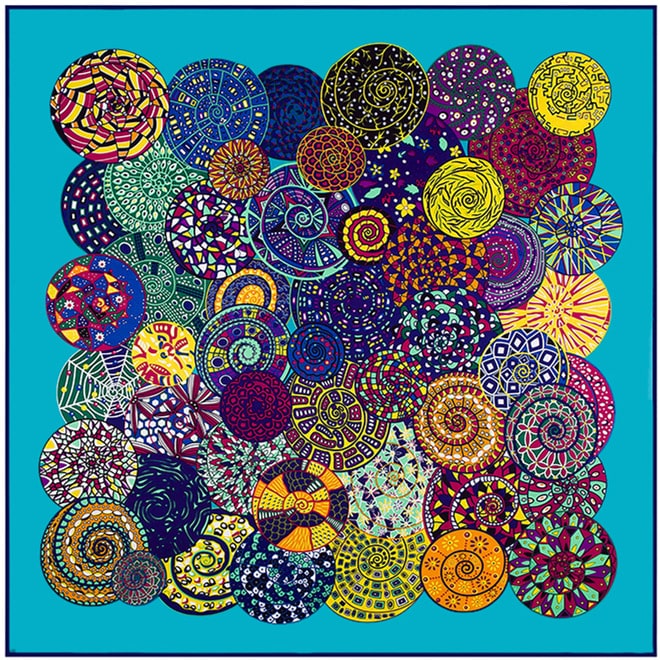 Bandana Spiral Motif