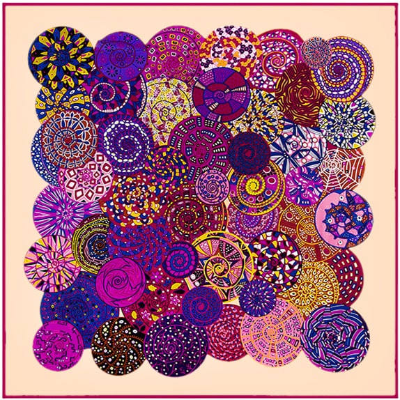 Bandana Spiral Motif