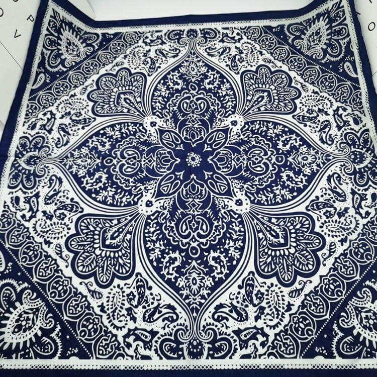 Impérial Blue Navy Bandana