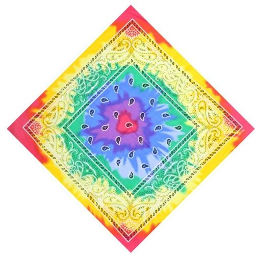 Bandana Onde Jaune - Style & Élégance