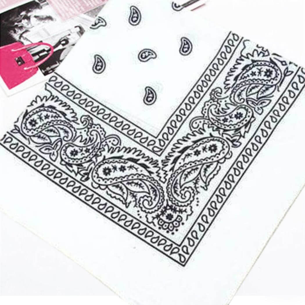 Bandana Femme Blanc - Élégance en Blanc
