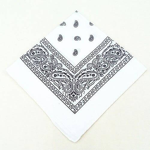Bandana Blanc - Le style de la mode.