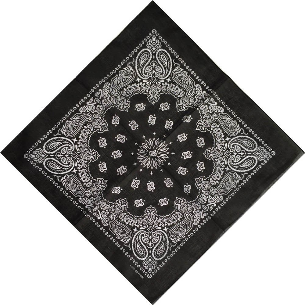 Bandana Noir Imprimé