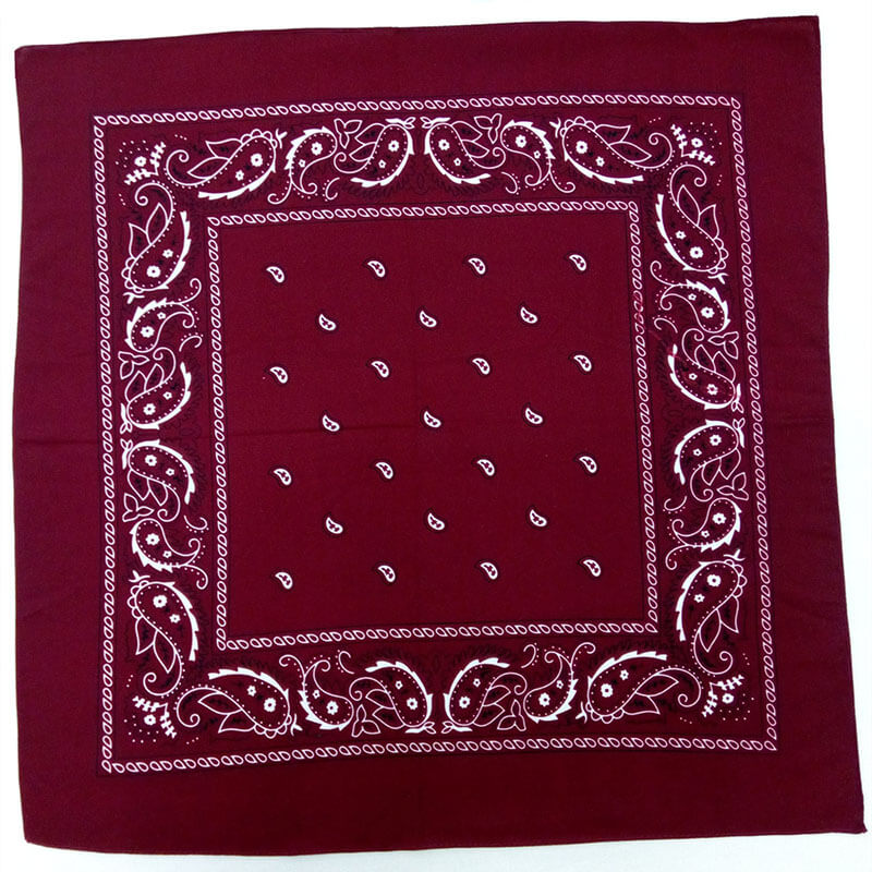 Bandana Femme Rouge Sang - Collection Distinguée