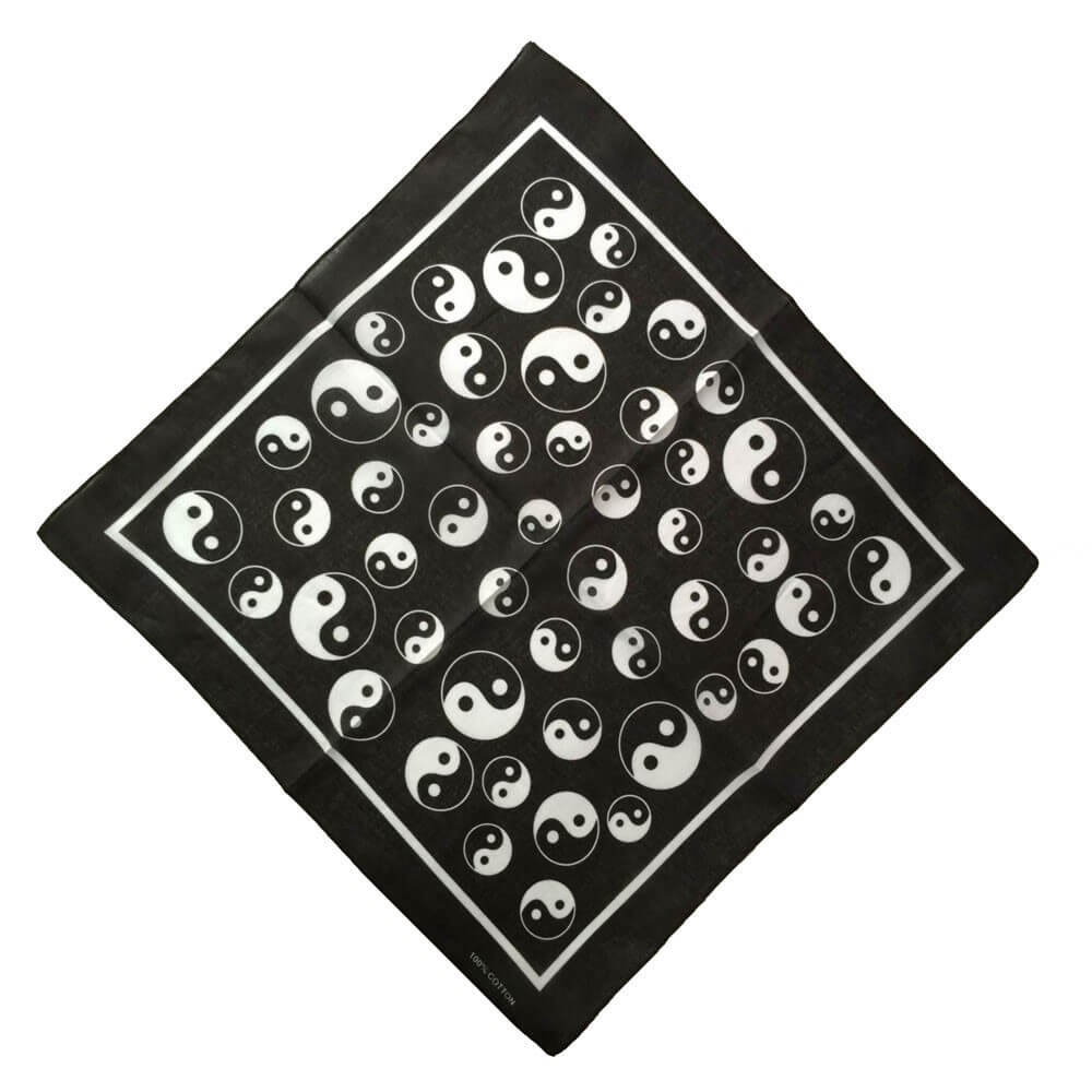 Bandana Yin & Yang: Style et Équilibre - Un Symbole de Mode Unique