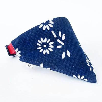 Bandana pour Chien Fleur Bleu by Marque XYZ