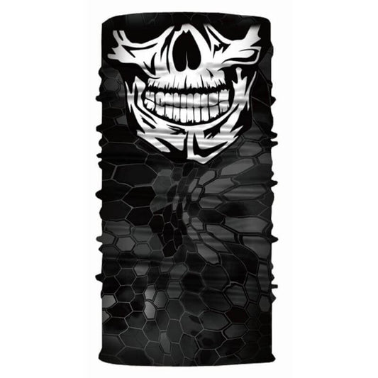Bandana Tête de Mort Carbone Noir
