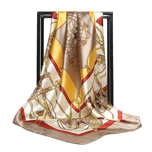 Foulard Cheveux Doré Brillant