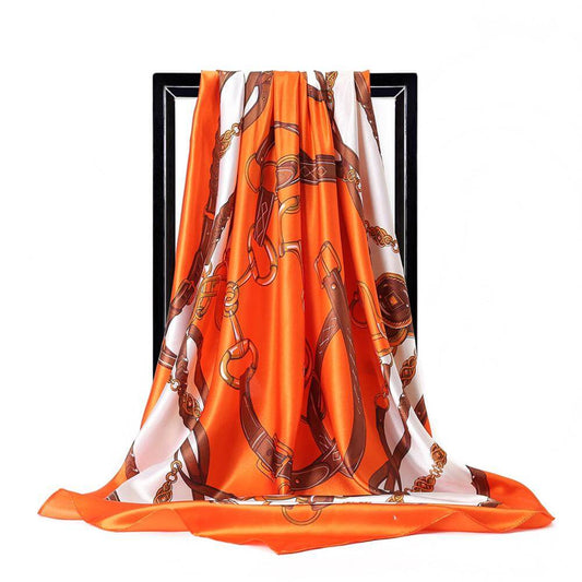 Foulard Orange - L'Accessoire Incontournable de la Saison