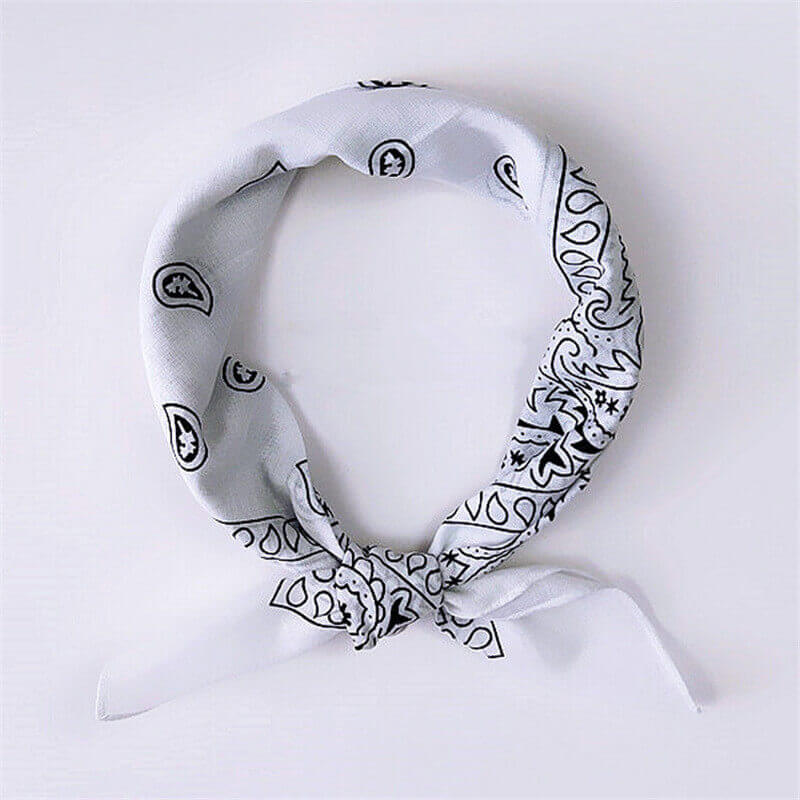 Bandana Blanc - Le style de la mode.