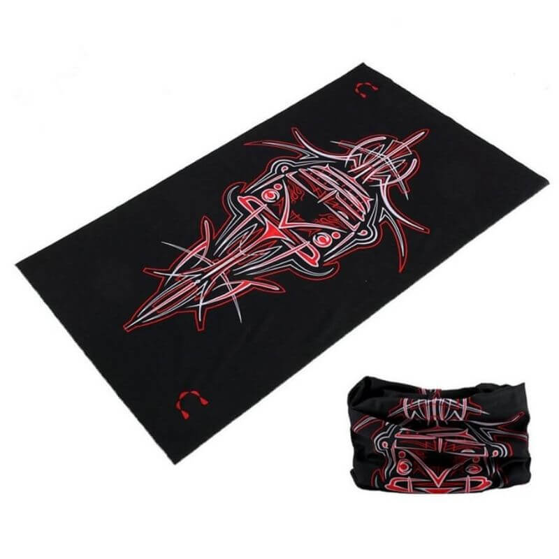 Bandana Rouge à Motif Signature