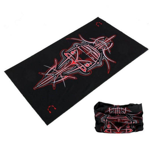 Bandana Rouge à Motif Signature