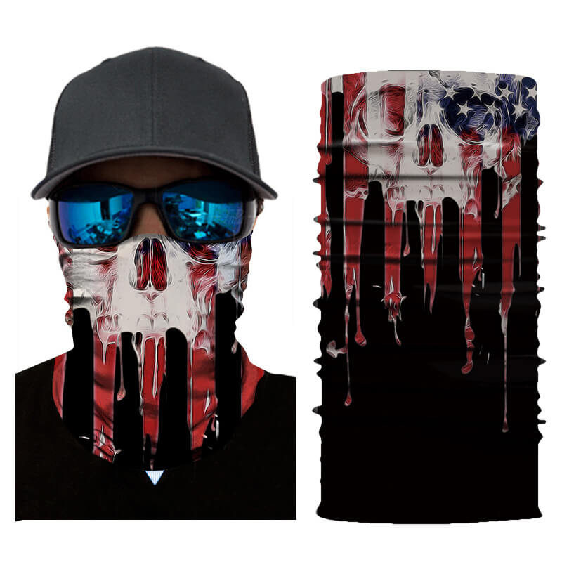 Bandana Skull American Style
