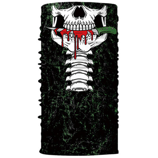 Bandana Skull Knife Head