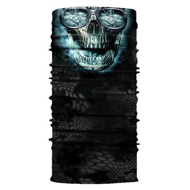 Bandana Glaciale Skull Rébellion