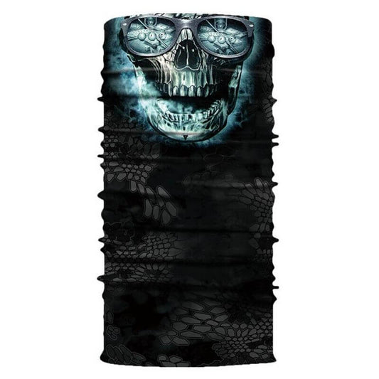Bandana Glaciale Skull Rébellion