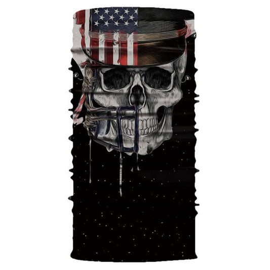 Bandana Tête de Mort Oncle Sam Skull