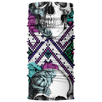 Bandana Tête de Mort Rose - Collection SkullGlam