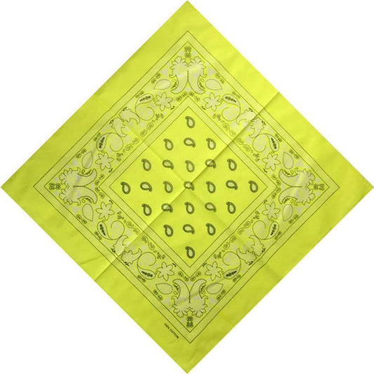 Bandana Jaune Fluo - Style et Éclat assurés
