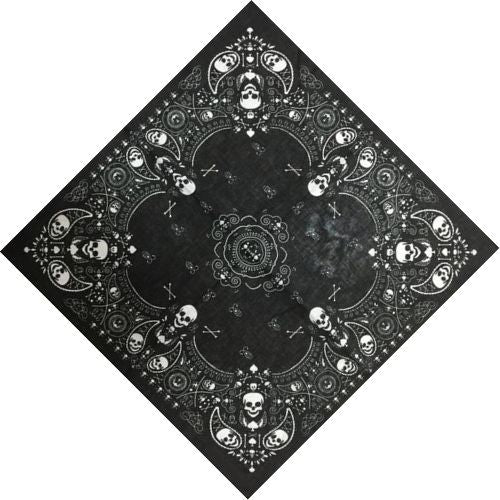 Bandana Antique de Crâne Gothique