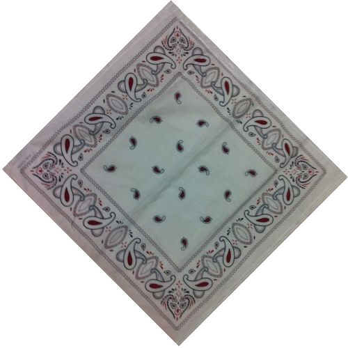 Bandana Blanc Paisley by Nature