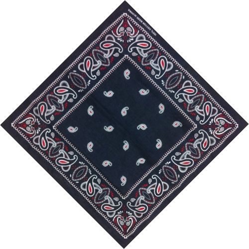 Bandana Bleu Paisley : L'accessoire tendance indispensable