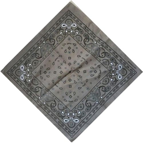 Bandana Luxe en Cachemire Gris