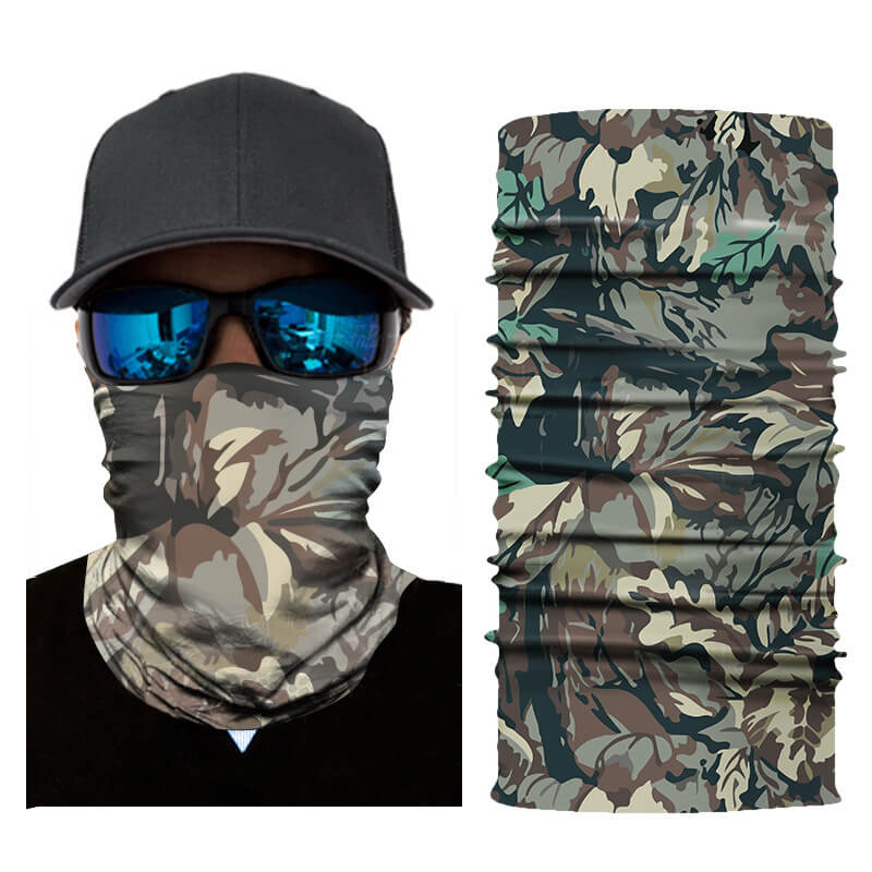 Bandana Camouflage Feuille - Style Militaire
